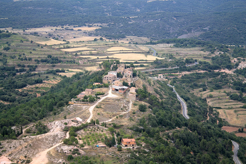 Panorama del pueblo de Albarca