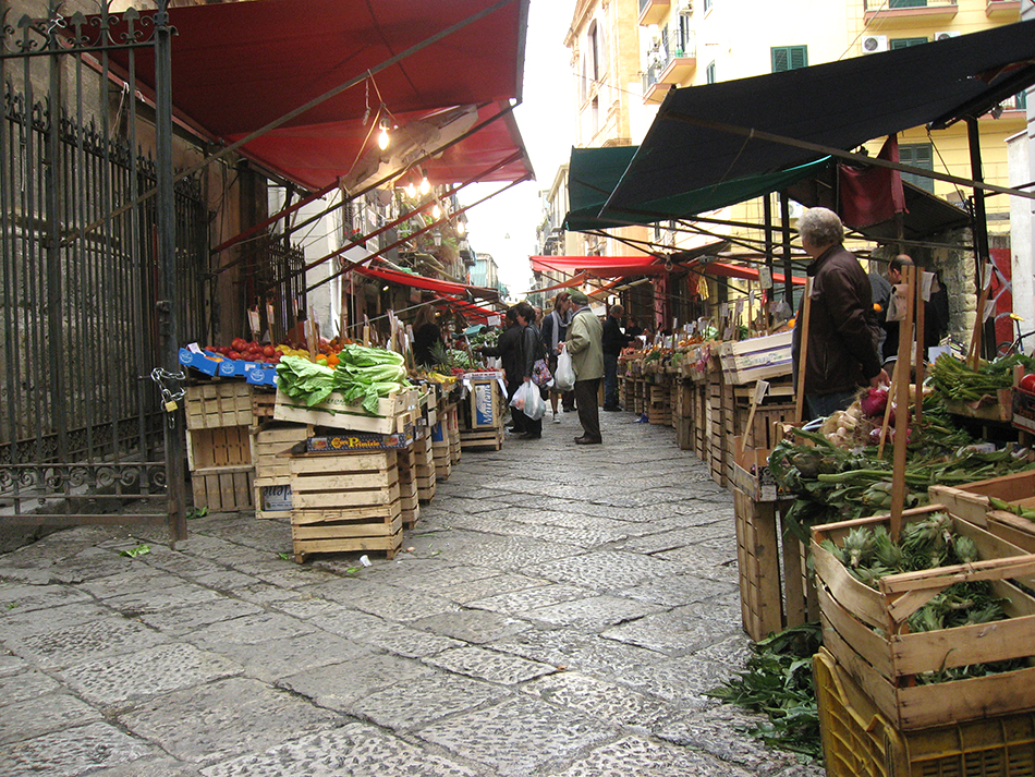 Mercato di Capo, en Palermo