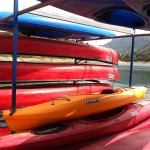 Alquiler de kayaks en el embalse