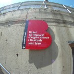Entrada al depósito pluvial de Joan Miró