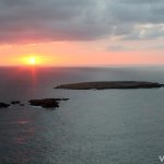 Atardecer desde Cap Cavalleria al norte de Menorca