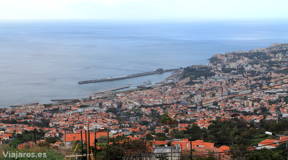 Panorama de Funchal desde Monte, Madeira