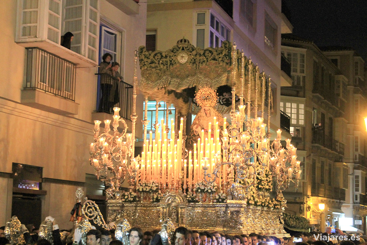 Las procesiones son todo un espectáculo en Málaga
