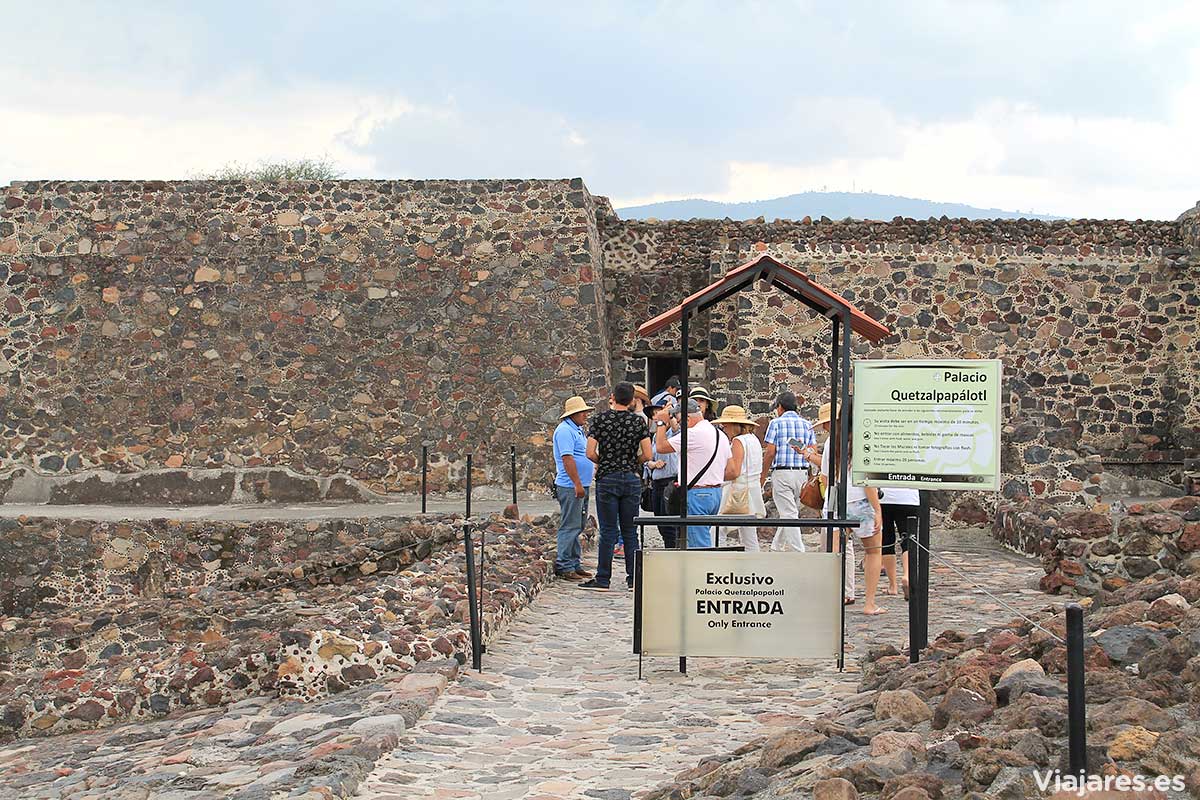 Conjunto de Quetzalpapálotl en Teotihuacán