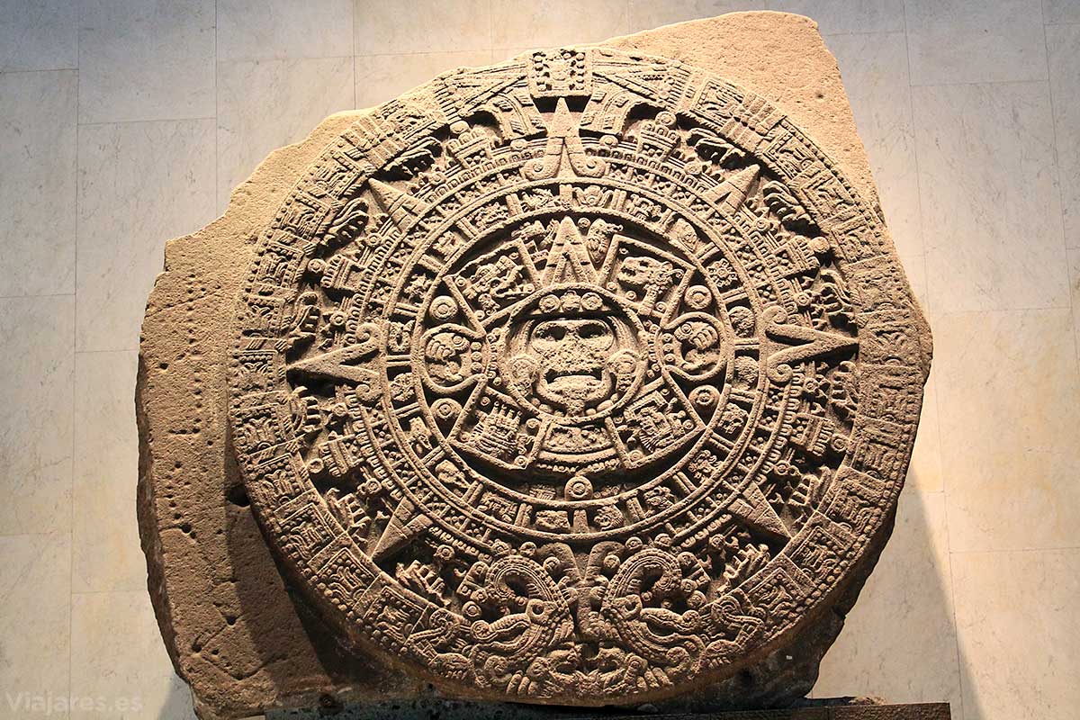 Piedra del Sol en MNA, México